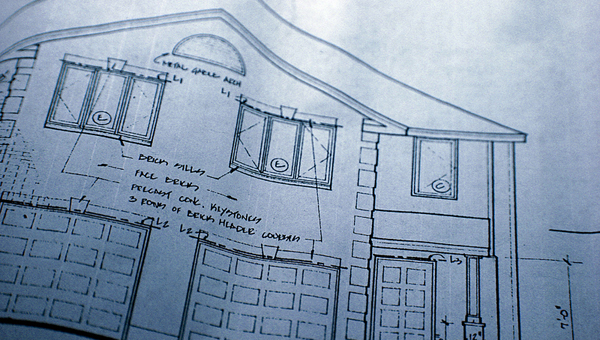 Blueprints to a garage